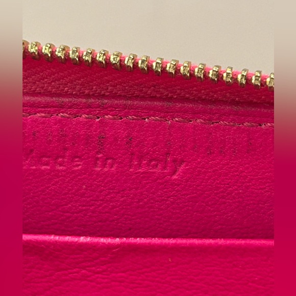 Celine Bicolor Pink/ Tan Continental Wallet - Picture 9 of 14